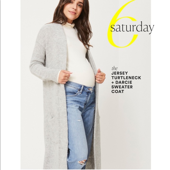 Hatch Sweaters - Hatch Collection Mohair Wool Blend Longline Cardigan Duster Sweater Coat